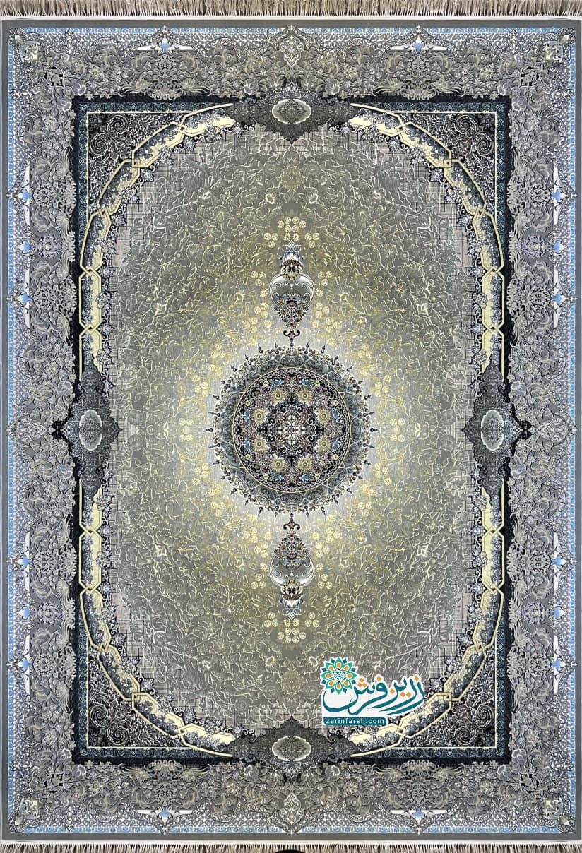 فرش 1200 شانه طرح هالیوود ترمه- تمام نخ اکریلیک