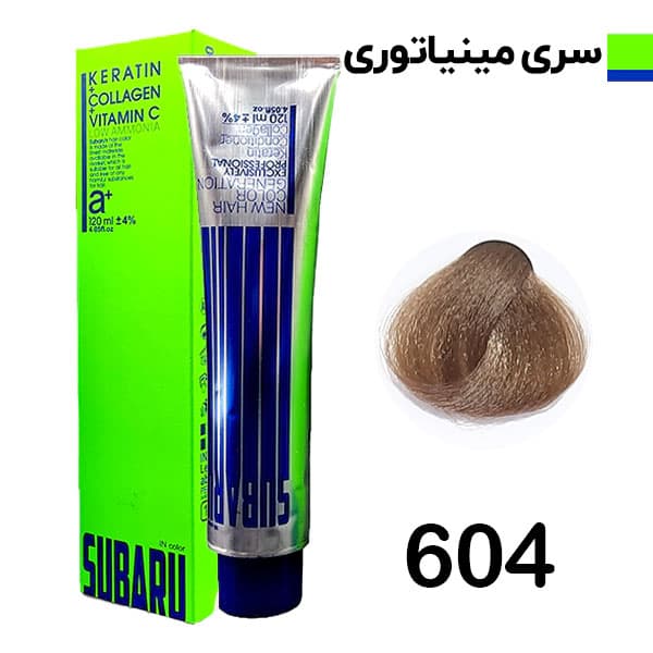 رنگ مو بلوند گرانیتی سوبارو شماره 604
