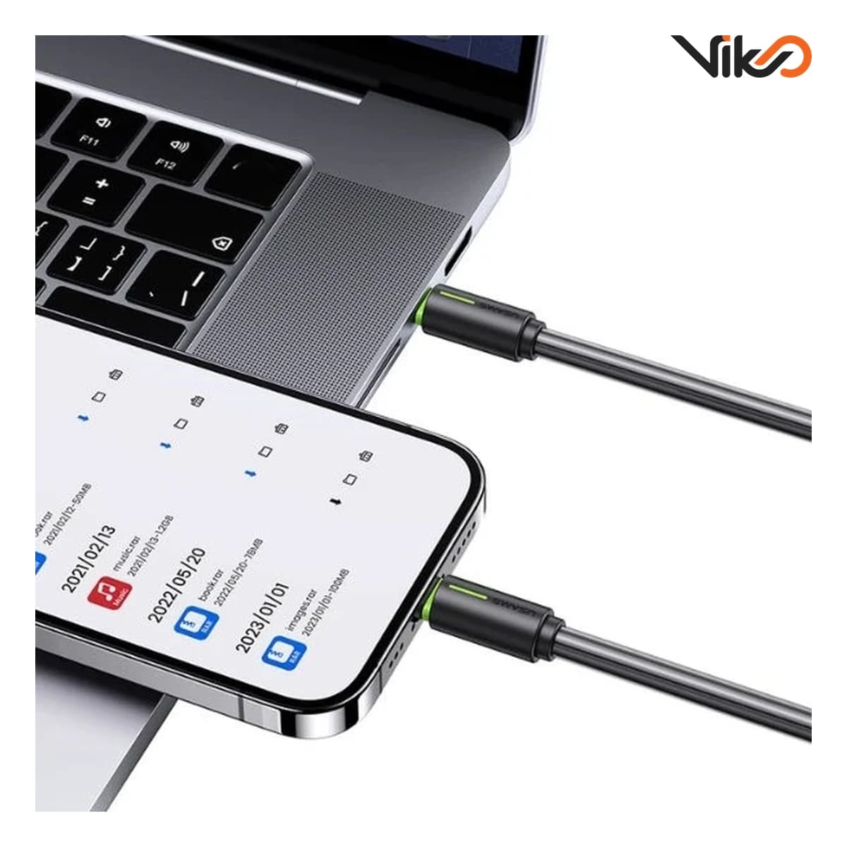 کابل تبدیل Type-C به Lightning یوسمز مدل US-SJ735 طول 1 متر — تصویر ۷