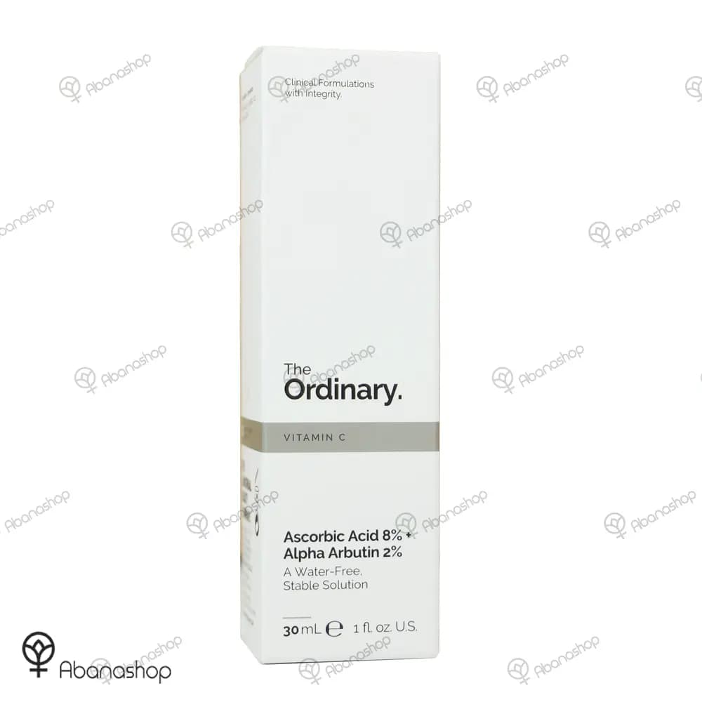 سرم صورت ضد لک آسکوربیک اسید 8% و آلفا آربوتین 2% اوردینری The ordinary — تصویر ۲