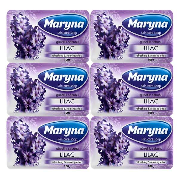 صابون محافظت از پوست مارینا با رایحه بنفشه 100g بسته 6 تایی — تصویر ۲