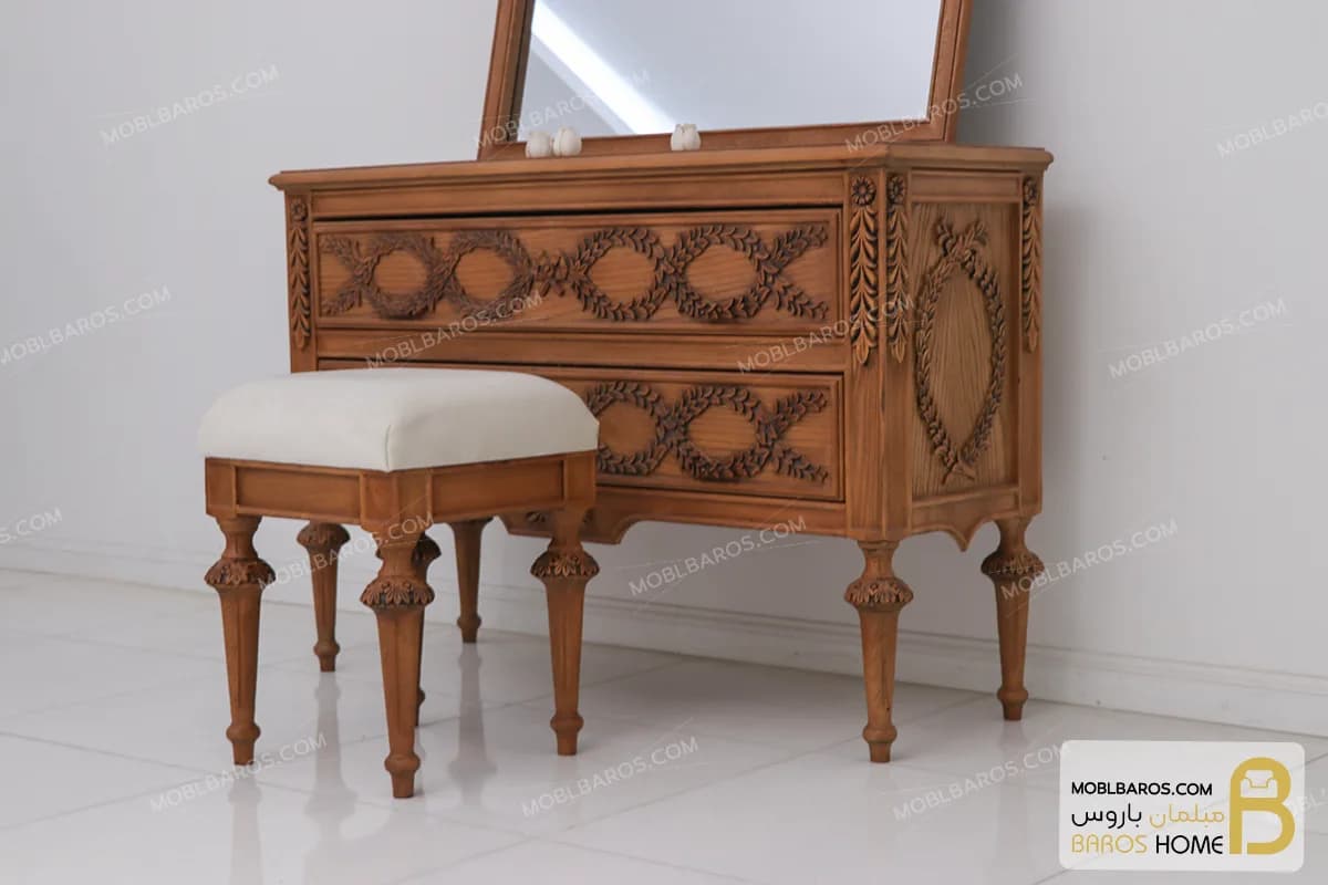 سرویس خواب دو نفره منبتی سوفیا کد ۱ — تصویر ۳