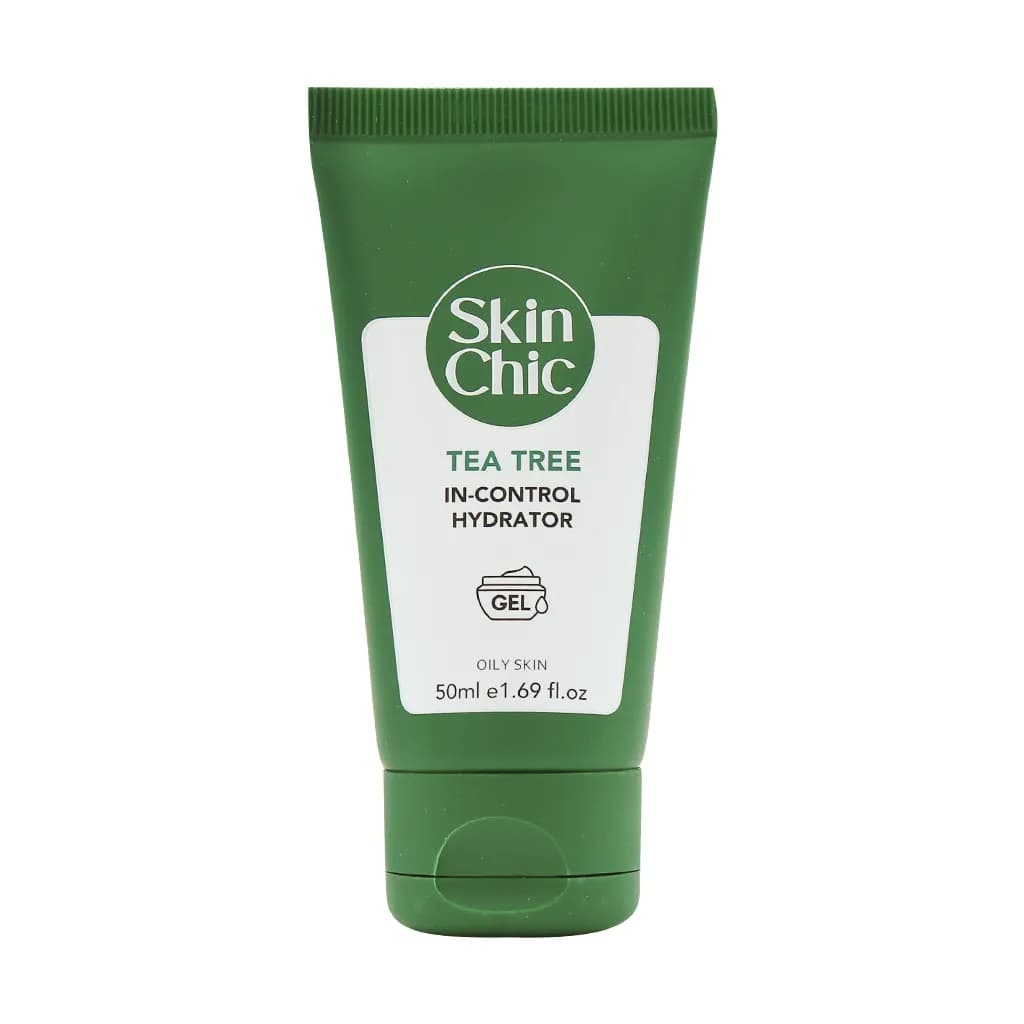 ژل كرم آبرسان روغن درخت چای پوست چرب و آكنه دار ۵۰ ميلی ليتر اسكين شيک Skin Chic