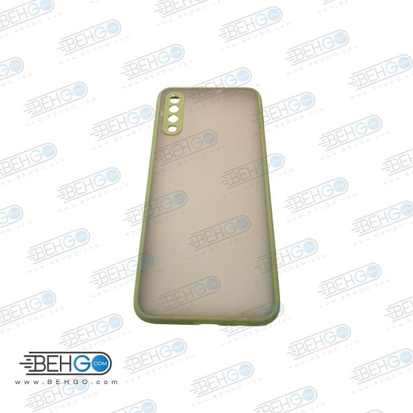قاب A70 محافظ دور رنگی کاور آ هفتاد پشت مات با برجستگی لنز دوربین سامسونگ Fashion Case Samsung A70/70s — تصویر ۲