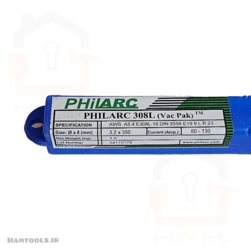 الکترود استیل 308L قطر 3.2 فیلارک PHILARC — تصویر ۳