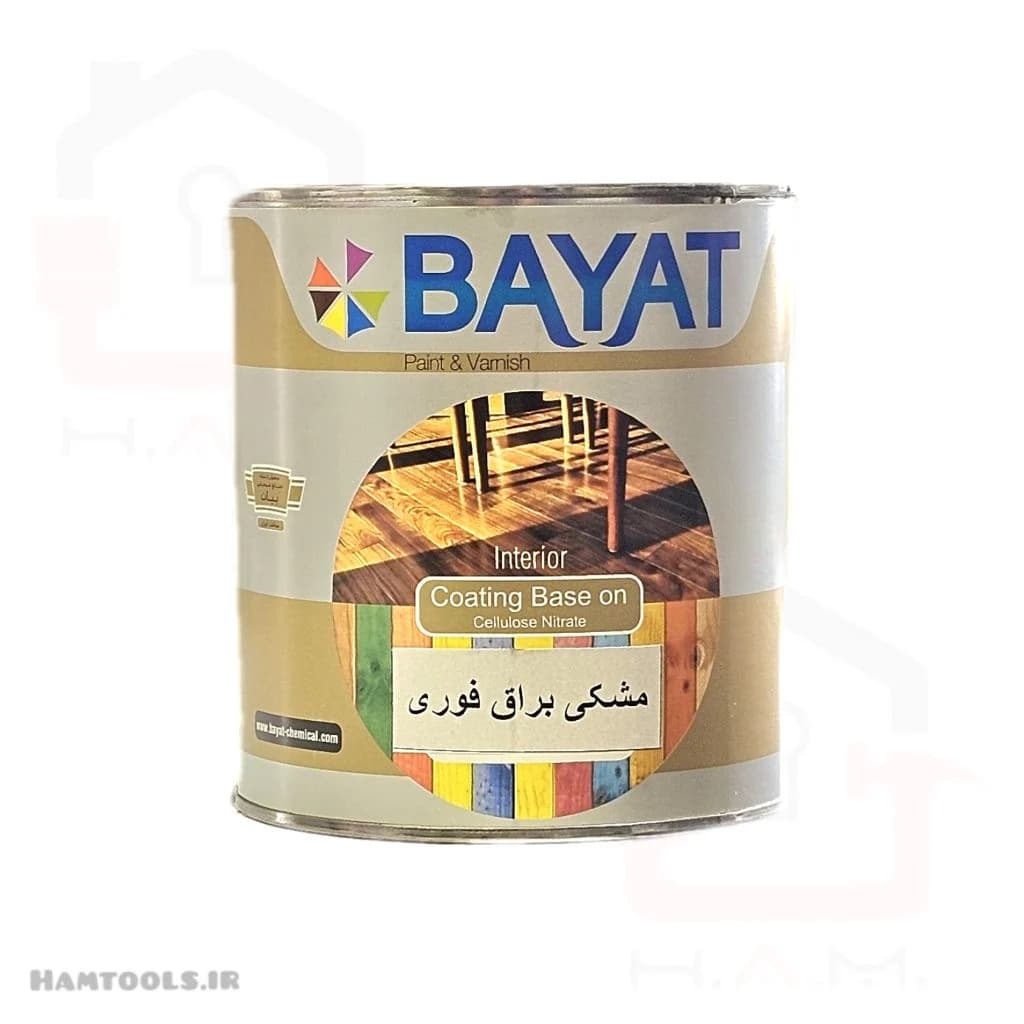 رنگ فوری مشکی براق بیات