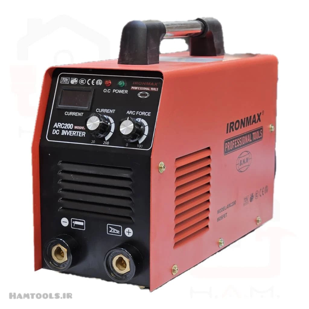 دستگاه جوشکاری ( اینورتر ) 200 آمپر آیرون مکس Arc – 200 MOSFET