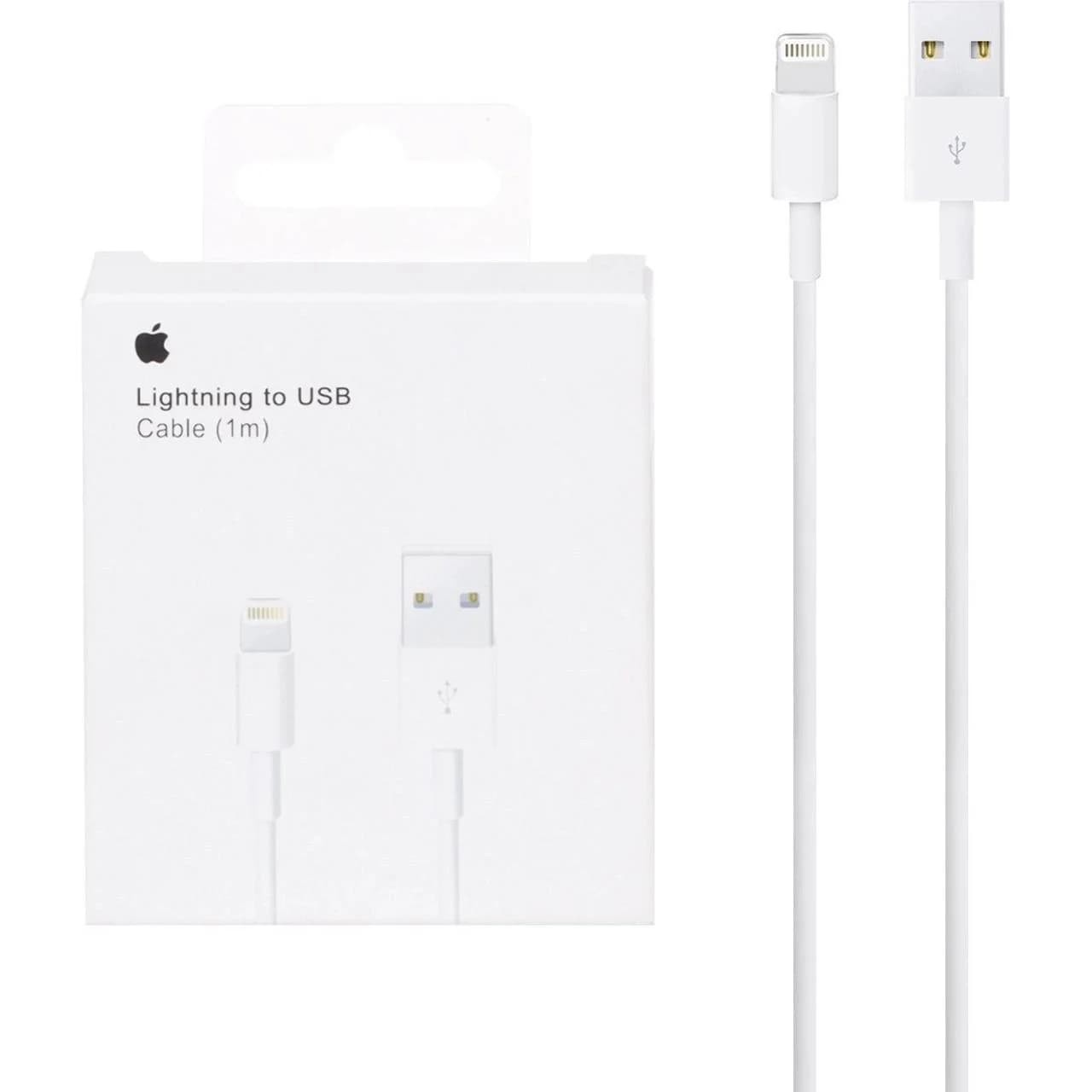 کابل شارژ آیفون مدل A1480 MUQW3ZM/A – سفید – MMX (اصل چین) — تصویر ۲