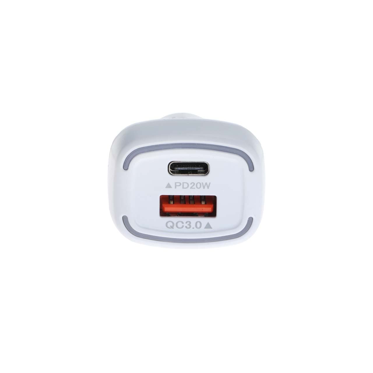 شارژر فندکی PD و فست دو پورت BUKU مدل CH-005 42.5W – سفید – MMS (گارانتی شش ماهه YA) — تصویر ۳