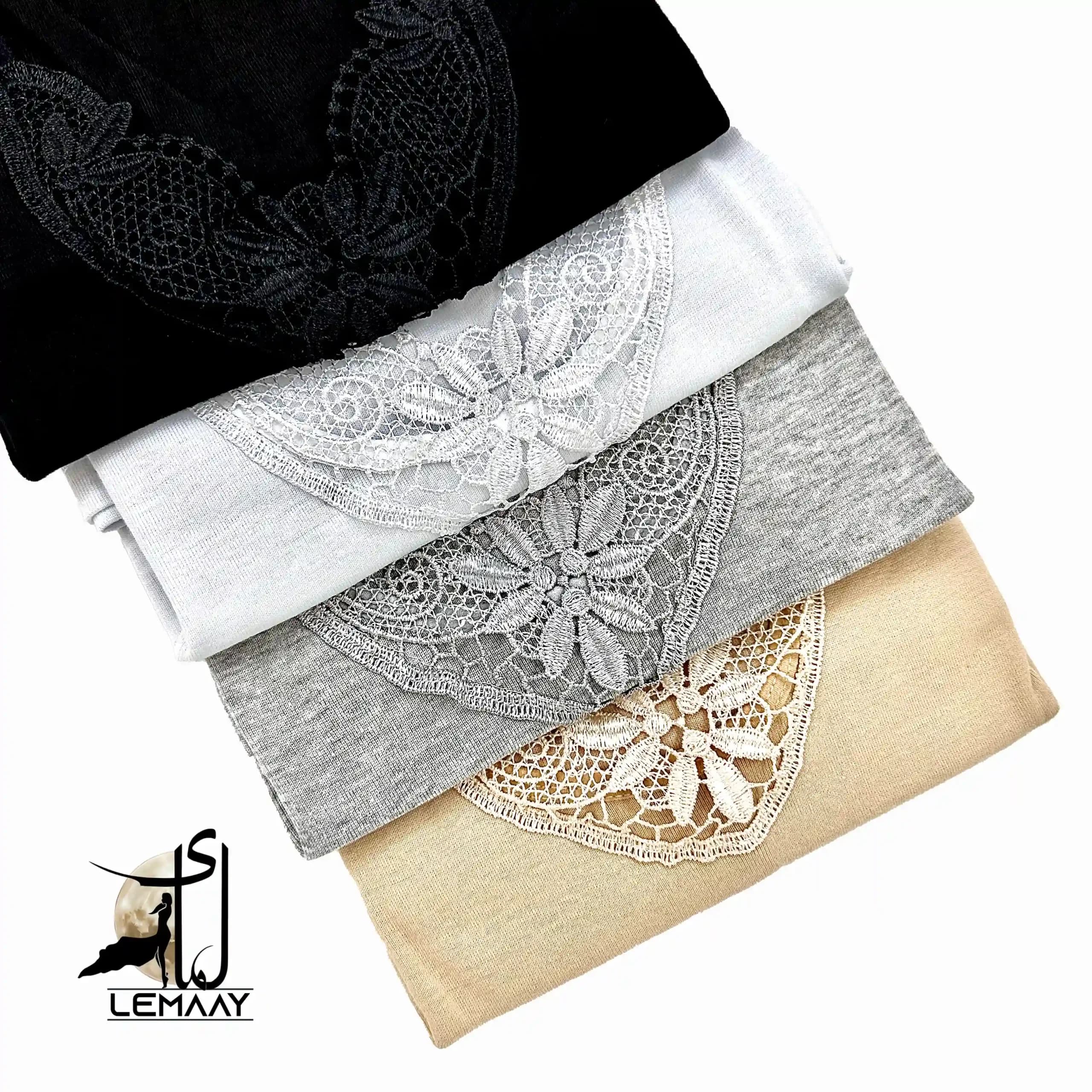 تاپ رکابی زنانه یقه گیپور برند MODY & ON YILDIZ ترکیه کد13113 — تصویر ۳