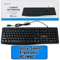 کیبورد سیمدار Silent Verity V-KB6124