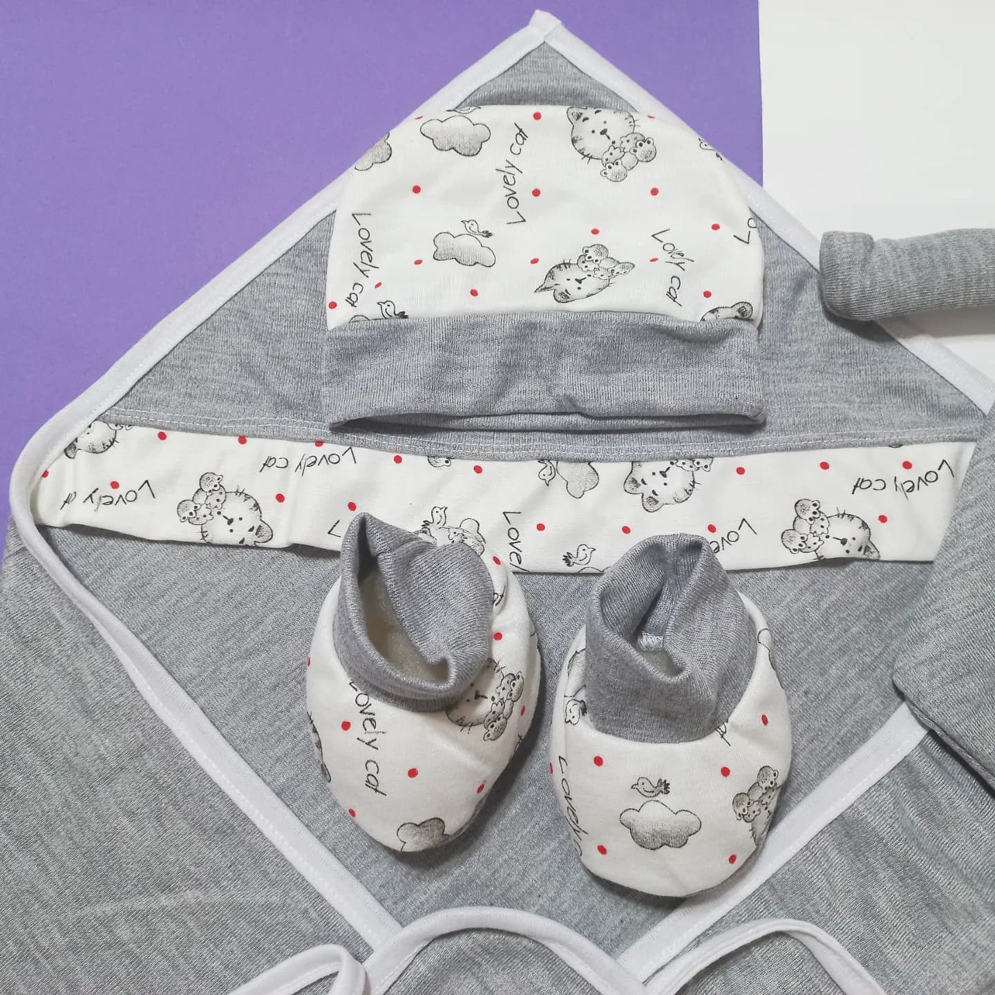ست 7 تکه بیمارستانی مادرکر mothercare در طرح های متنوع — تصویر ۸