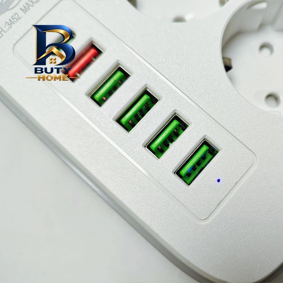 چندراهی برق لوکی هاوک مدل پاور سوکت 2M کد 3452