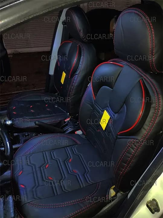 روکش صندلی سفارشی طرح ViP تمام چرم مناسب 206 کد (P06-ViP) — تصویر ۳