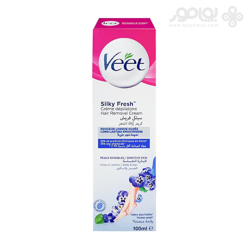 موبر ویت مدل SILKY FRESH مناسب پوست حساس حجم 100 میل