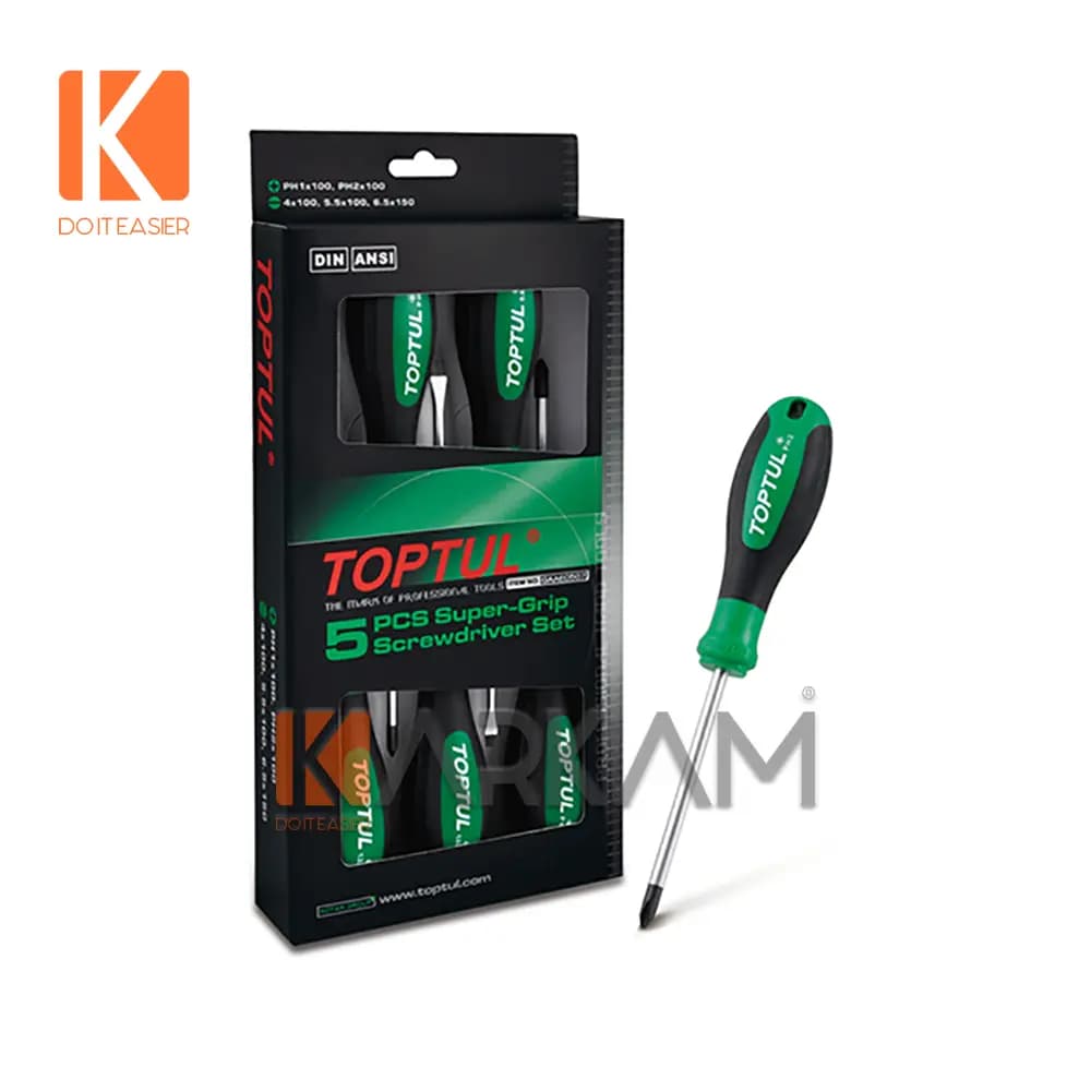 پیچگوشتی 5 عددی GAAE0507 تاپ تول
