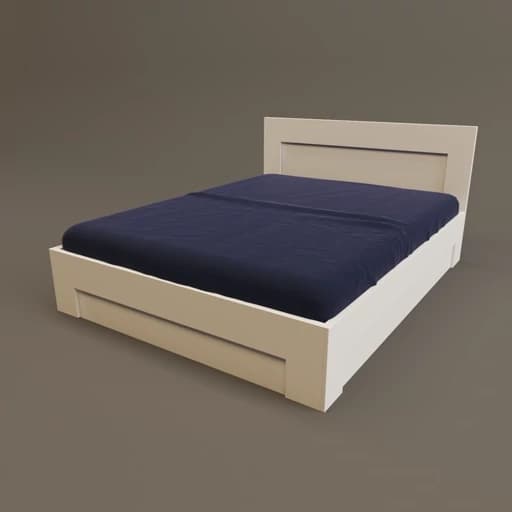 تخت خواب دو نفره مدل FH303 سایز 160×200 سانتی متر مبلمان فرنا مدل 1142060