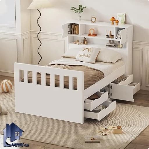 تخت خواب کودک ونوجوان F50022 مبلمان فرنا مدل 1141950