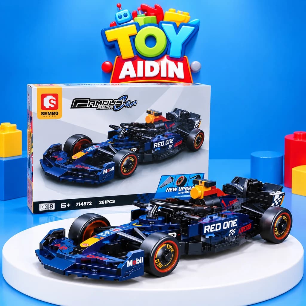لگو سری Famous Car مدل ماشین فرمول یک کد 714572 – 261 قطعه برند سیمبو بلاک