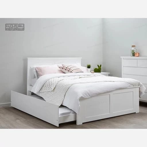 تخت خواب یک و نیم نفره F189 مبلمان فرنا مدل 1141895