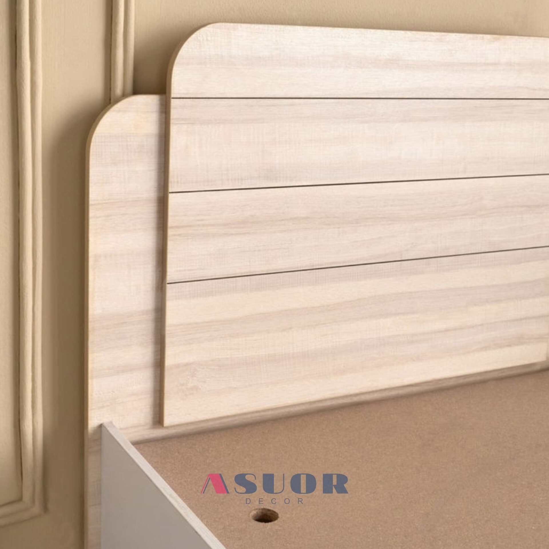 تخت T9011 سایز 90 در 200 mdf با کفه مبلمان فرنا مدل 1141860 — تصویر ۳