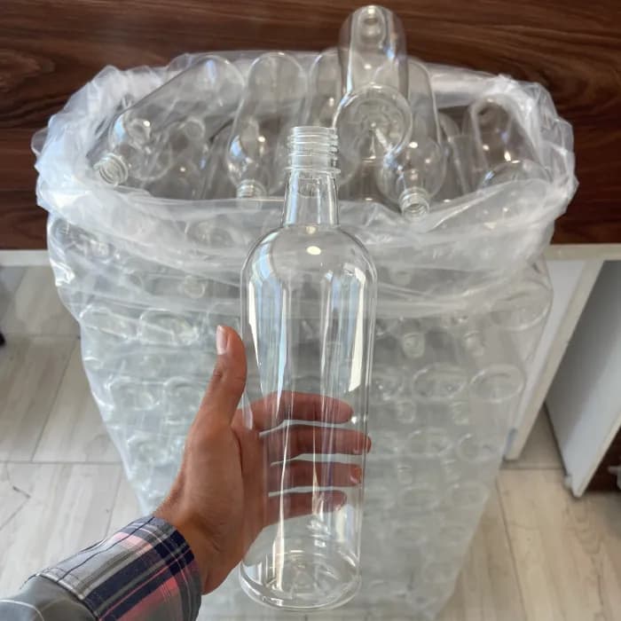 بطری پلاستیکی اچ اس 1000 سی سی دهانه 28 تعداد در هر بسته 120عدد — تصویر ۸