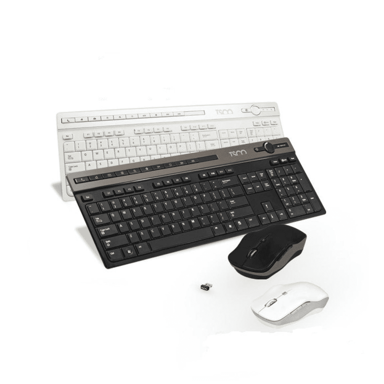 کیبورد و ماوس بی سیم تسکو مدل TSCO WHITE COMBO TKM 7106W — تصویر ۲