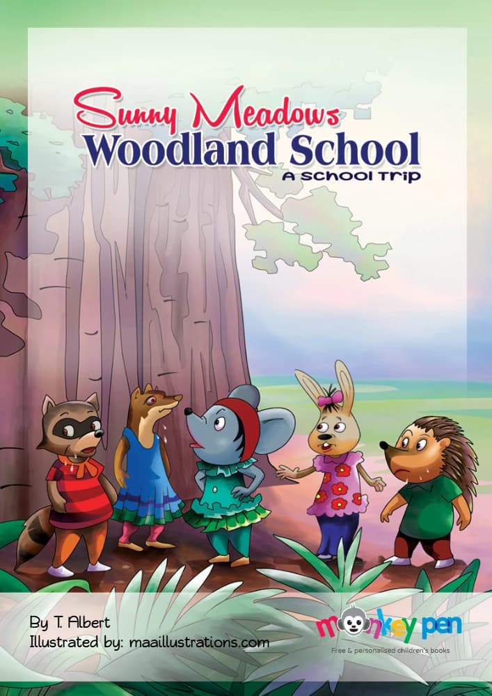 کتاب Sunny meadows woodland school trip (اردوی مدرسهای در بیشهزار و چمنزارهای آفتابی) نسخه انگلیسی PDF