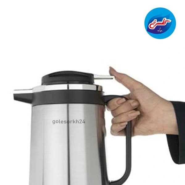 فلاسک شیشه دار یونیک 1.3 لیتر بدنه استیل — تصویر ۵