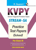 دانلود کتاب Kvpy: Stream-SA Examination for Class XI Practice Test Papers (Solved)