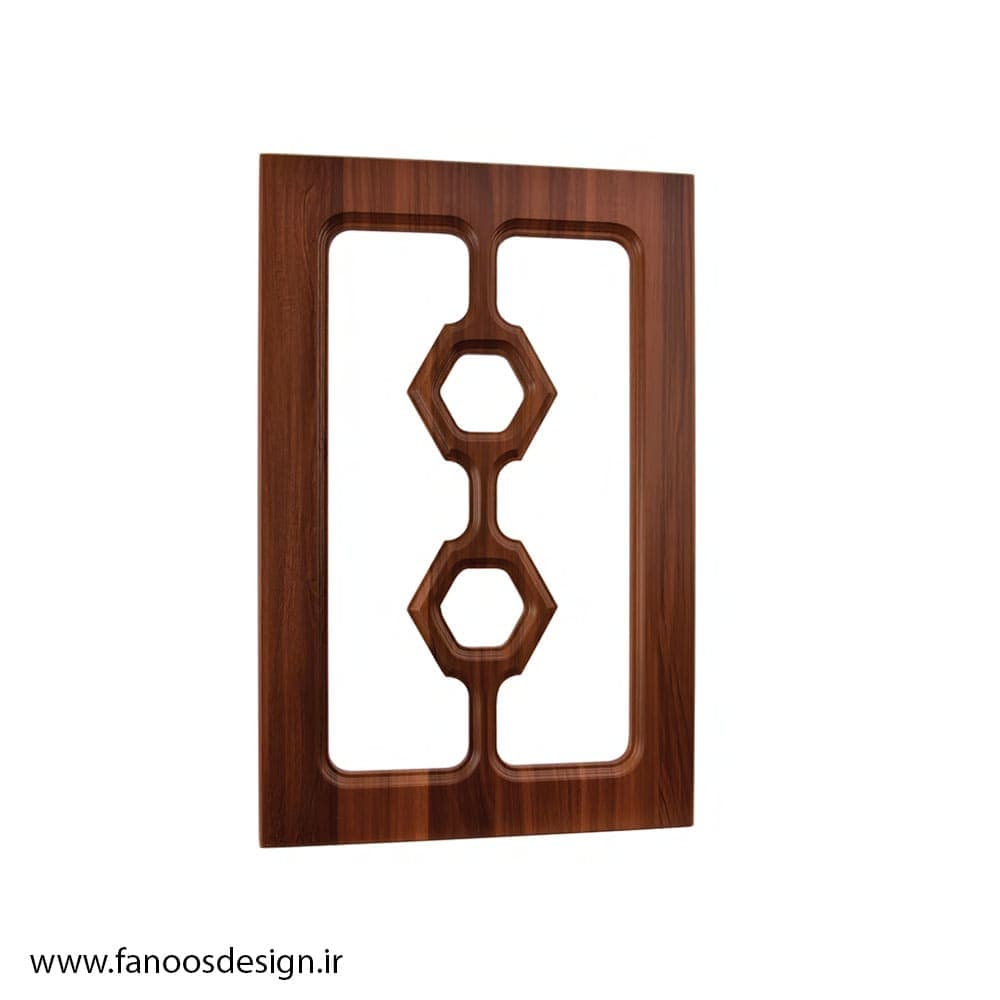 درب کابینتی ویترینی روکش ممبران کلاسیک سنتی کد 0127