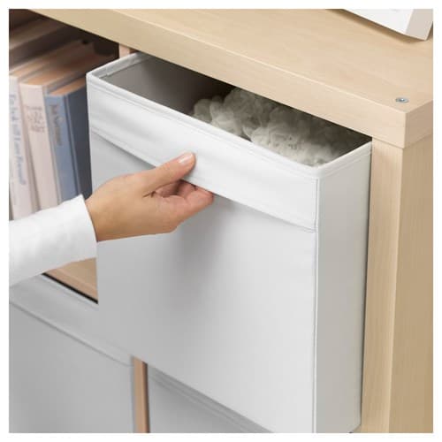 جعبه ذخیره آیکیا، مدل DRÖNA، سفید، 33x38x33 سانتی متر (تخفیف به علت کمی لکه خاک در کنار باکس) — تصویر ۴