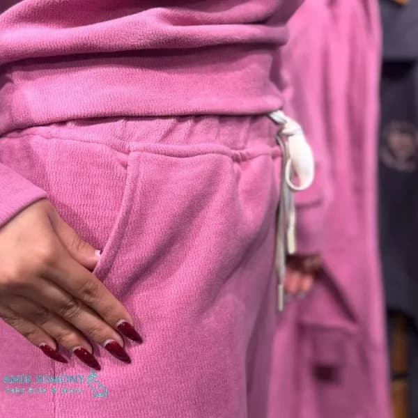 ست نیم زیپ و شلوار طرح قلب — تصویر ۵