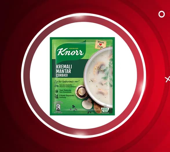 سوپ قارچ خامه ای کنور 63 گرمی Knorr — تصویر ۲