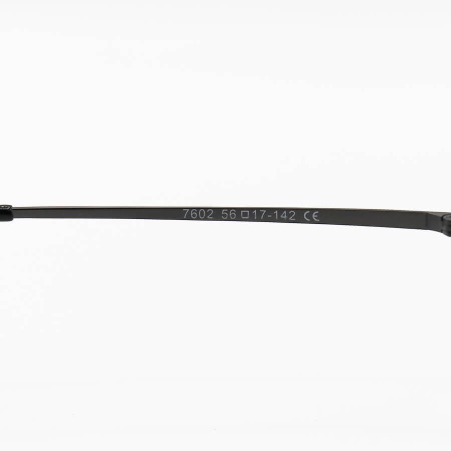 فریم عینک طبی 2 کاوره با فریم مربعی، رنگ نوک مدادی و از جنس آلومینیوم برند Ray-Ban مدل 7602 — تصویر ۷