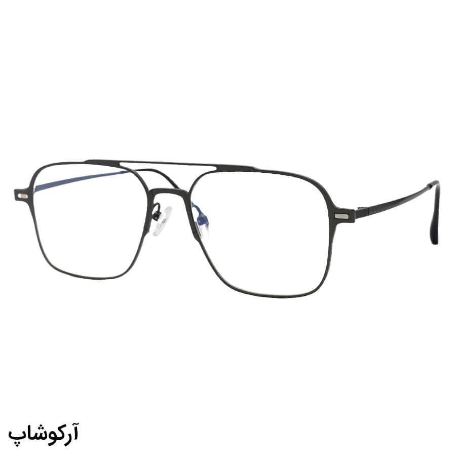 فریم عینک طبی 2 کاوره با فریم مربعی، رنگ نوک مدادی و از جنس آلومینیوم برند Ray-Ban مدل 7602 — تصویر ۳