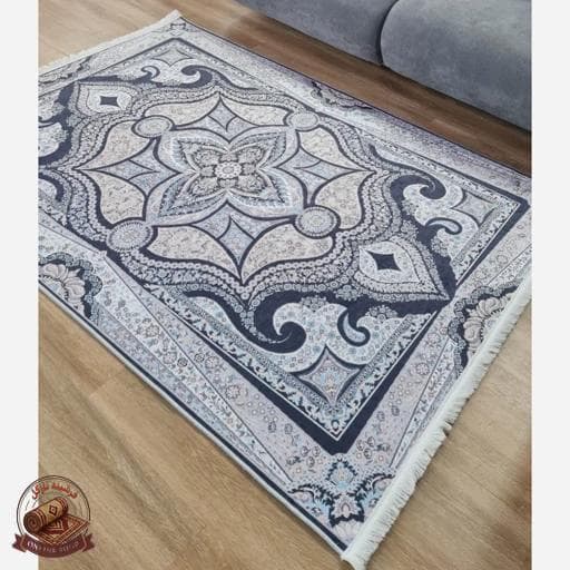 فرشینه طوسی مدرن جلوه ای خاص مخمل هازان تُرک — تصویر ۷