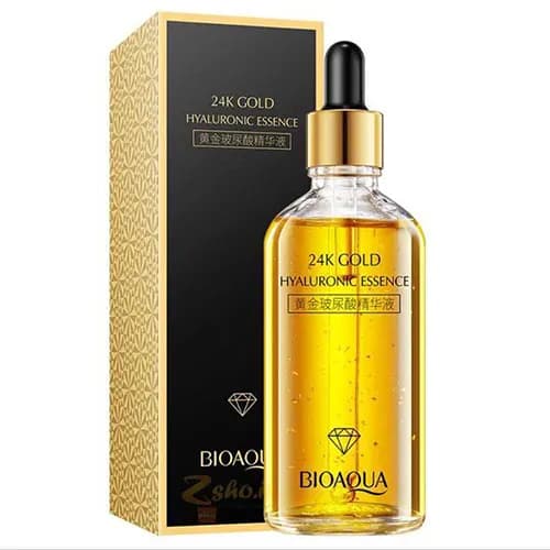 سرم صورت ضد جوش و لک طلا 24K عیار بیوآکوا کد 1822