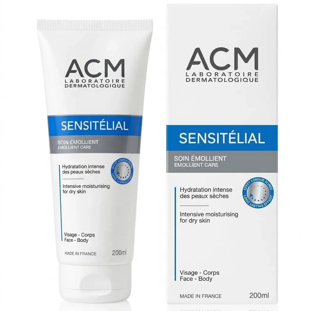 ژل شستشوی صورت و بدن پوست خشک ای سی ام ACM Sensitelial کد 1760