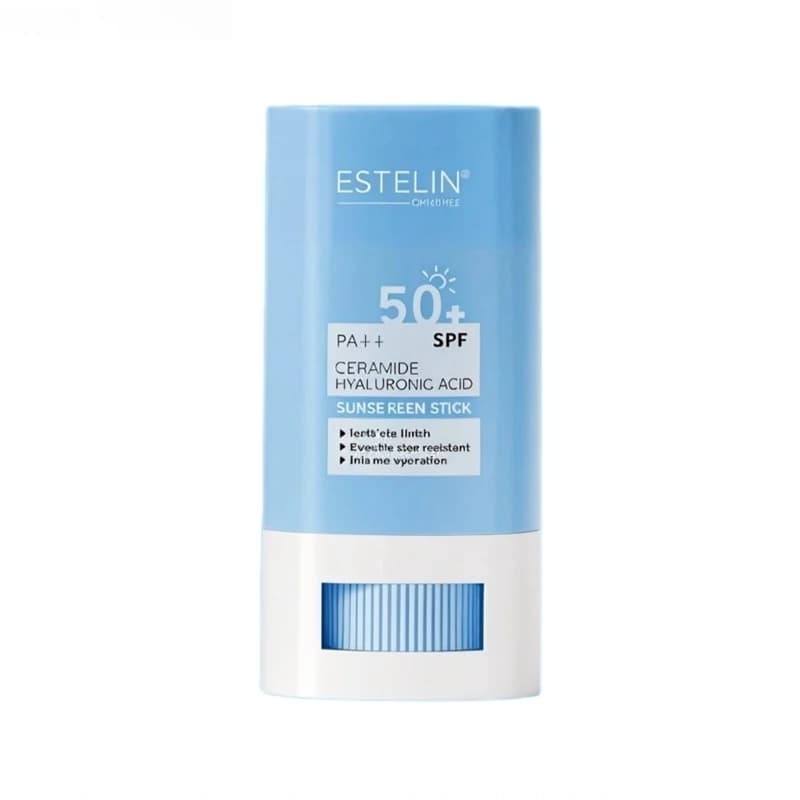 ضد آفتاب استیکی استلین SPF 50 حاوی هیالورونیک اسید و سرامید 20 گرم کد 1718 — تصویر ۳