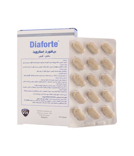 قرص دیافورت استار ویت برای کاهش قندخون افراد دیابتی 30 عددی — تصویر ۲