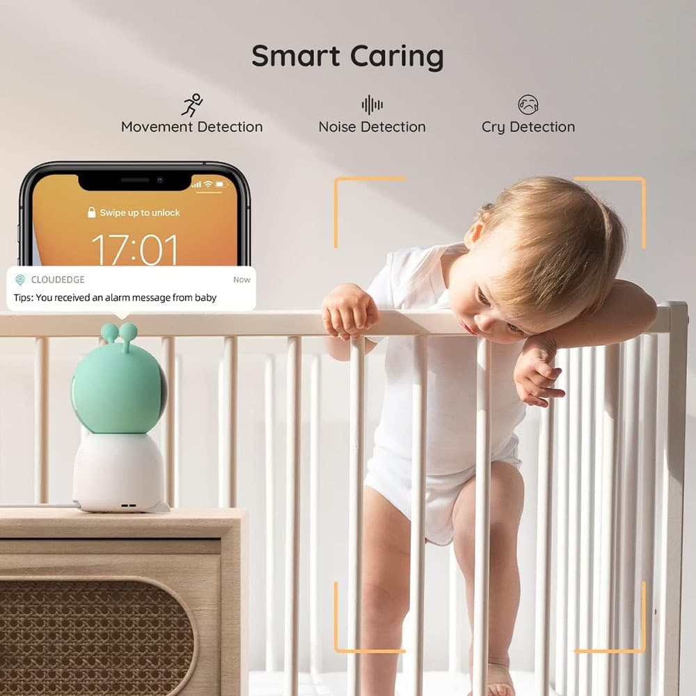 دوربین و مانیتور امنیتی کودک BOIFUN مدل 6T — تصویر ۳