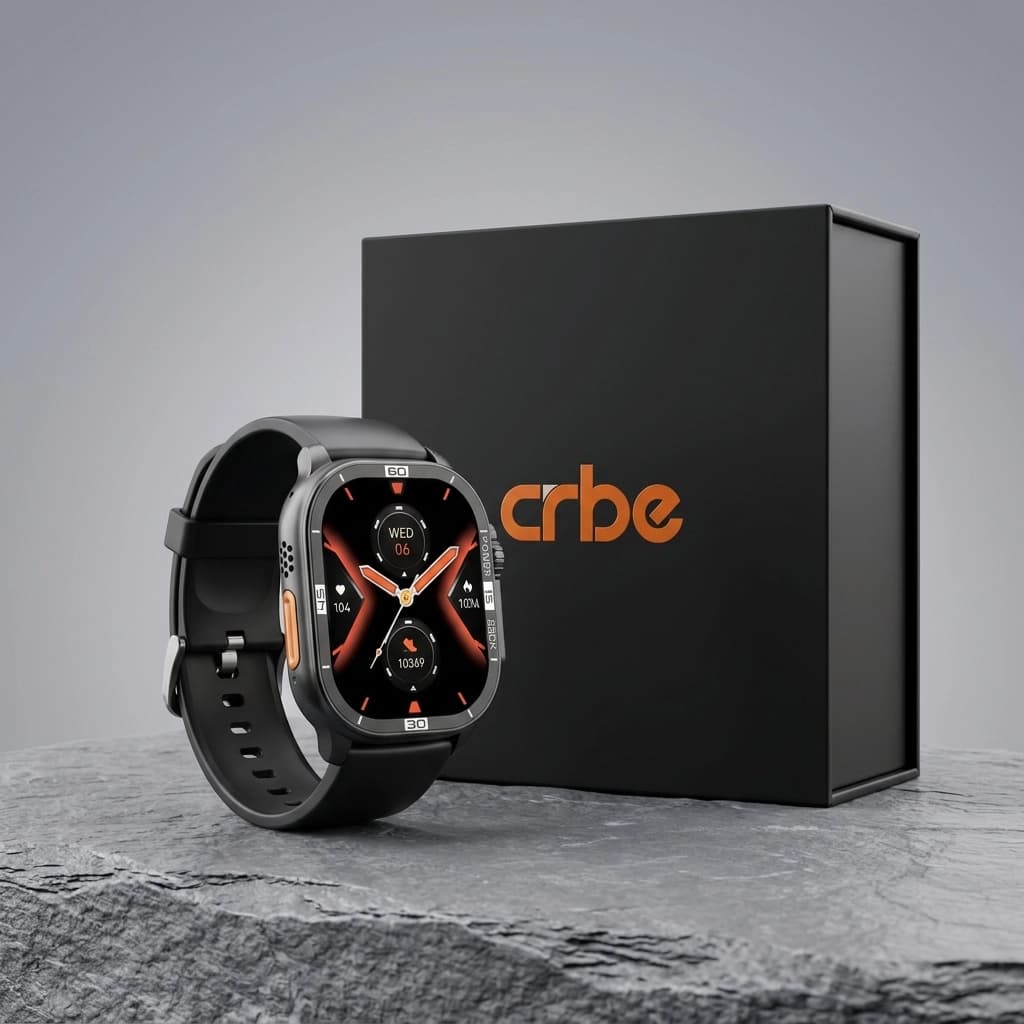 ساعت هوشمندکربی مدل CRBE Super Nova صفحه نمایش 2.06 اینچ AMOLED — تصویر ۲