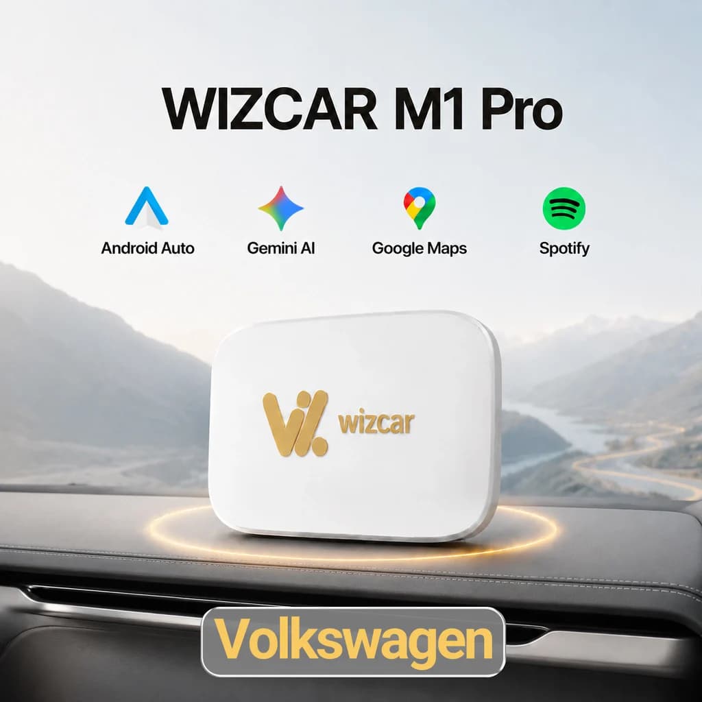 تبدیل کارپلی به اندروید اتو وایرلس(فولکسواگن ID4/ID UNYX/TAYRON) WIZCAR M1 PRO