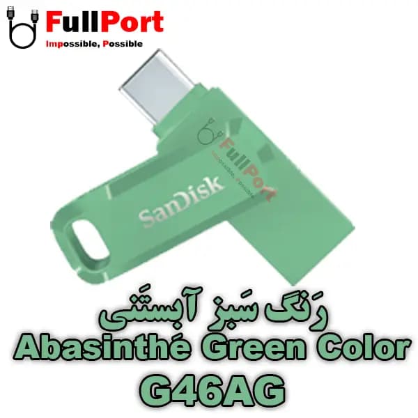 فلش سن دیسک مدل SDDDC3-128G Ultra Dual Drive GO OTG 2 In 1 Type C USB3.1 با ظرفیت 128 گیگابایت — تصویر ۴