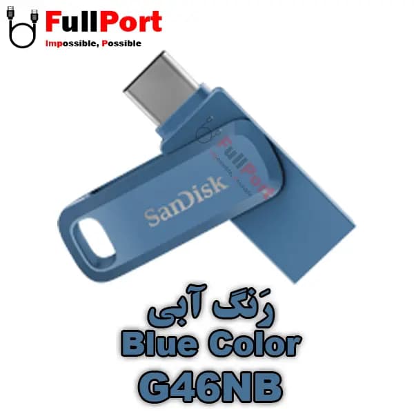 فلش سن دیسک مدل SDDDC3-128G Ultra Dual Drive GO OTG 2 In 1 Type C USB3.1 با ظرفیت 128 گیگابایت — تصویر ۵