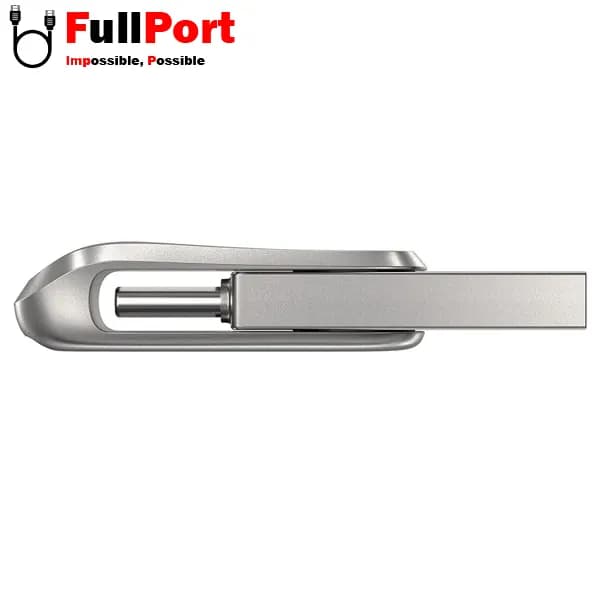 فلش سن دیسک مدل SDDDC4-128G-G46 Ultra Dual Drive Luxe OTG 2 In 1 Type C USB3.2 با ظرفیت 128 گیگابایت — تصویر ۴
