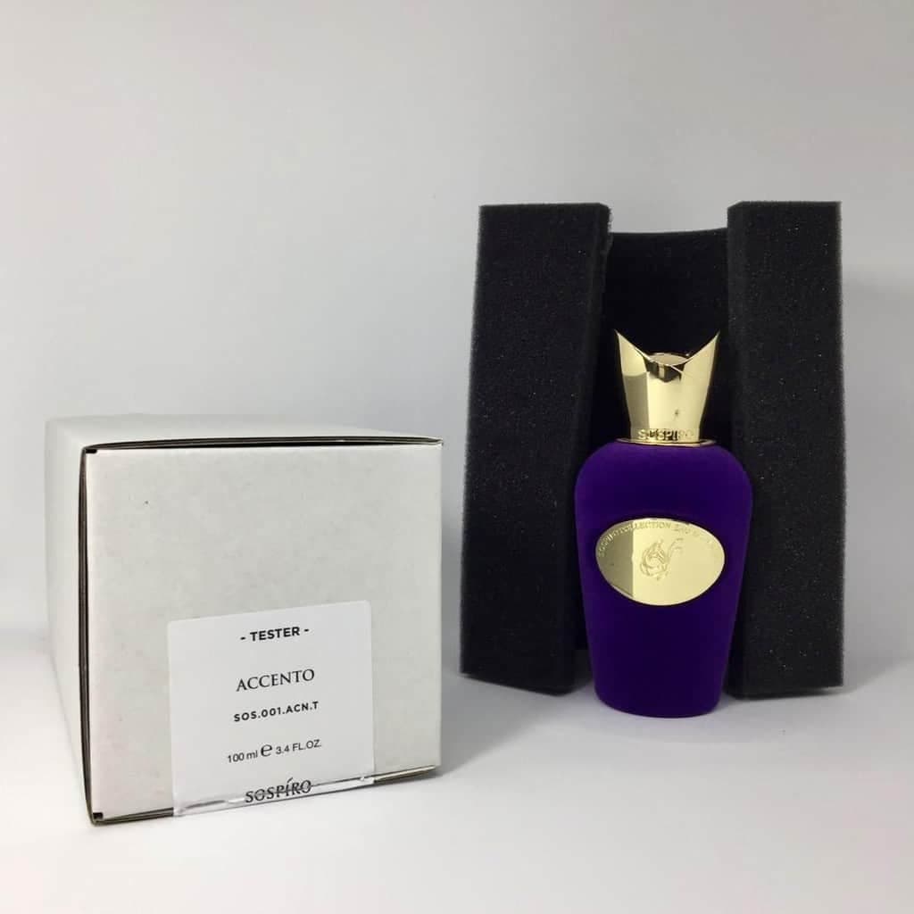 تستر ادو پرفیوم مردانه و زنانه اماراتی SOSPIRO Perfumes Accento حجم 100 میلی لیتر — تصویر ۲