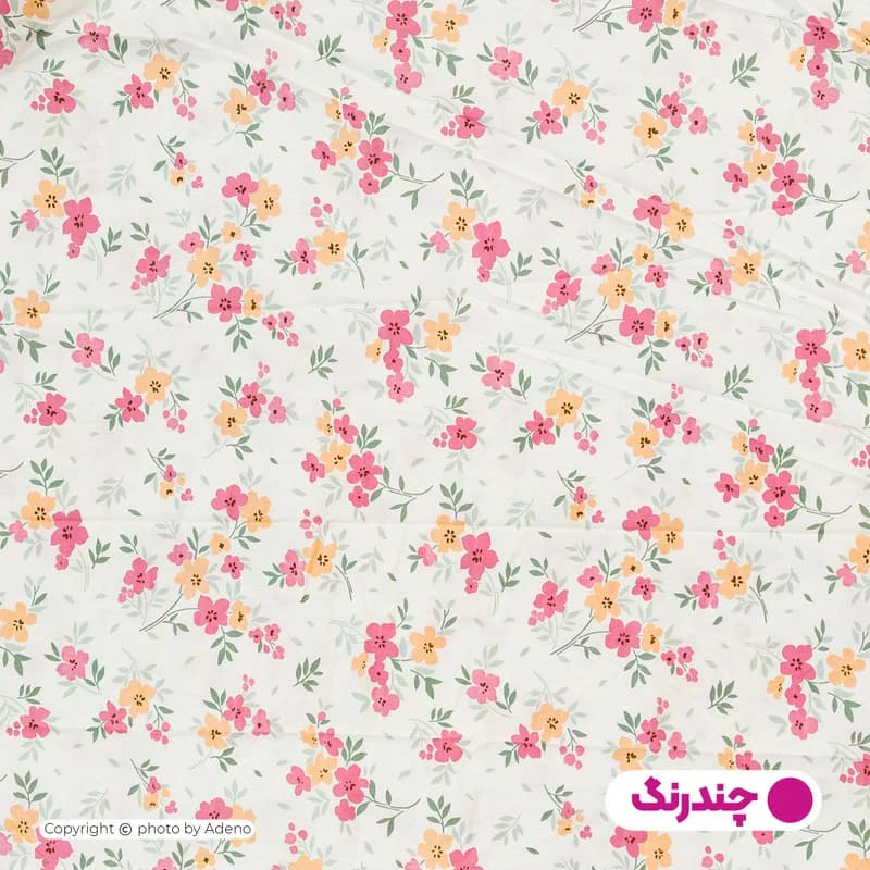 ملحفه تشک مهمان فیلور آدنو مدل گلی کد FI39 سایز 90×190 سانتی متر — تصویر ۲