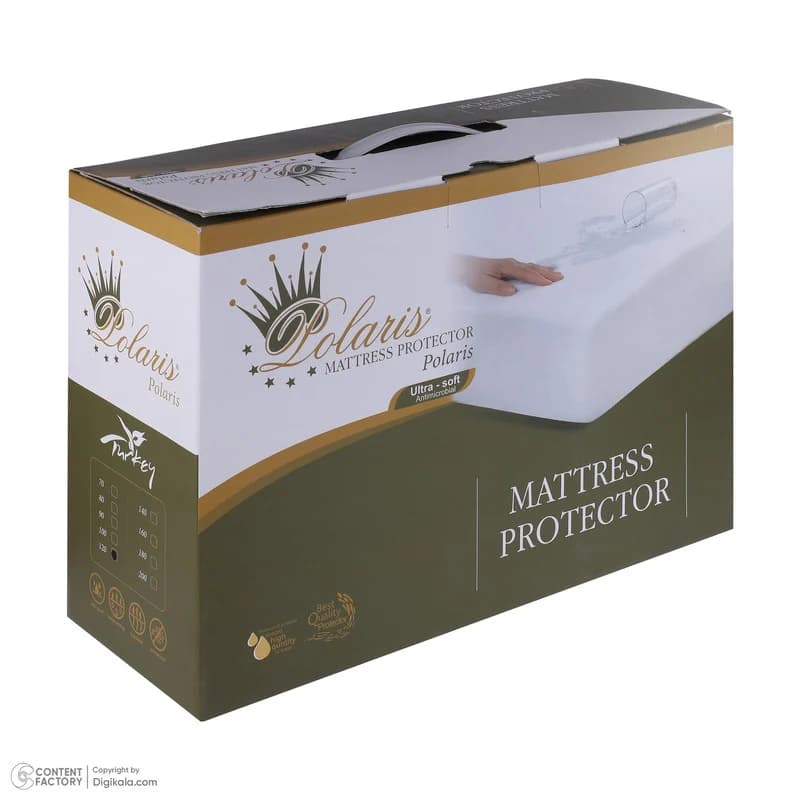 محافظ تشک پلاریس مدل Ultra Soft ضدآب نانو سایز 120×200 سانتی متر — تصویر ۶